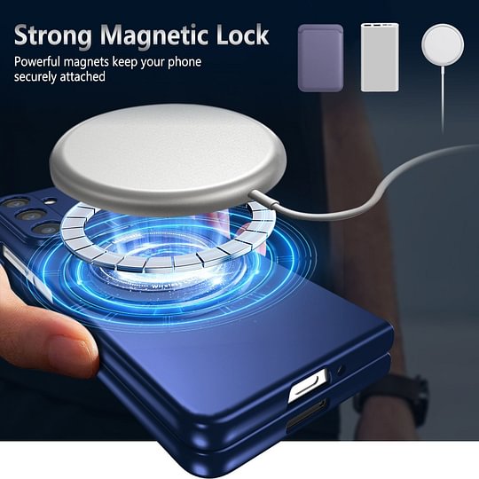 360-Degree Rotating Stand Suitable for Magnetic Wireless Charging of Samsung ZFOLD6 Folding Phone Case