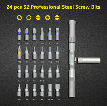 24 in 1 Multi-purpose Ratchet Wrench Screwdriver