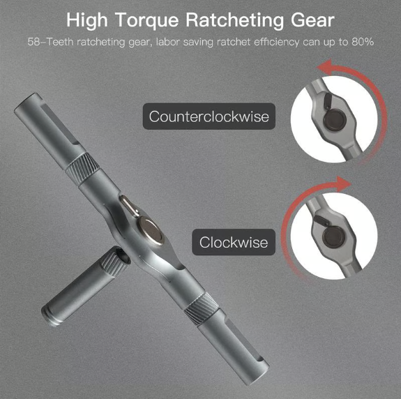 24 in 1 Multi-purpose Ratchet Wrench Screwdriver