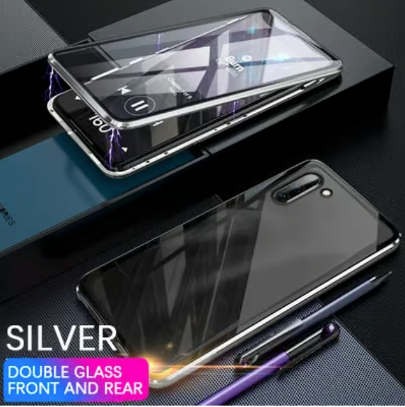 🔥Hot Sale 🔥 High Definition Magnetic Tempered Glass Double-sided Phone Case For Samsung