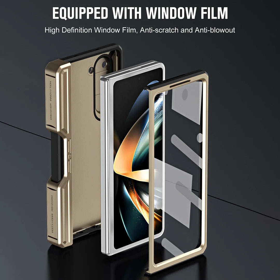 Suitable For Samsung Z Fold 4/Z Fold 5 Folding Hinge All-Inclusive Drop-Proof Case