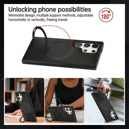 Suitable For Samsung Series Luxury Magnetic Leather Phone Case