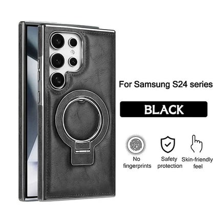 For Samsung S series Business Magnetic Anti-fall Bracket Protective Case