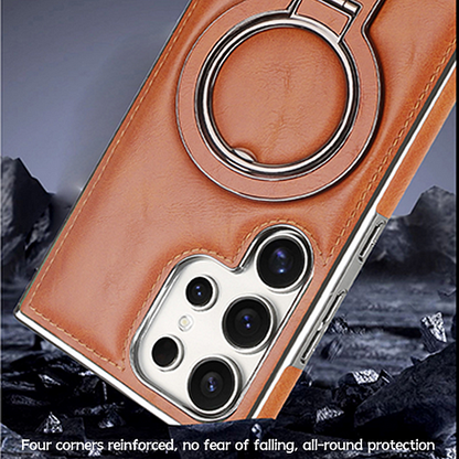 For Samsung S series Business Magnetic Anti-fall Bracket Protective Case