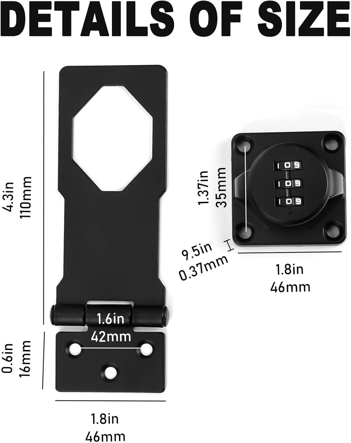 Creative Modern Coded Door Latch