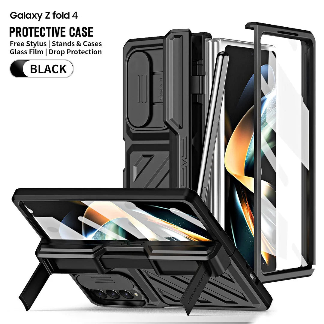 Suitable For Samsung Z Fold 4/Z Fold 5 Folding Hinge All-Inclusive Drop-Proof Case