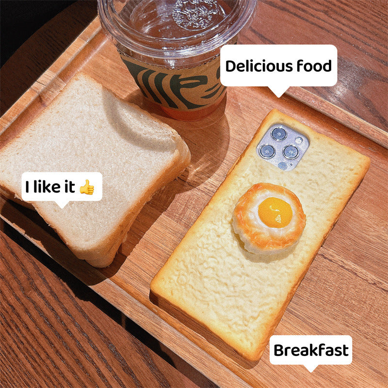 iPhone 14/15/16 Creative Toast Phone Case