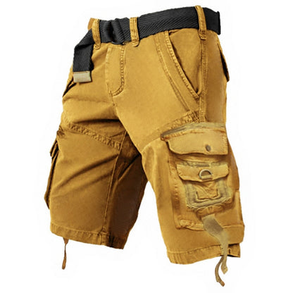 Mens Cargo Shorts Multi Pockets Cargo Shorts