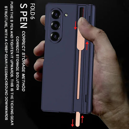 Suitable For Samsung Z Fold6 Magnetic Folding Shaft Gear Phone Case