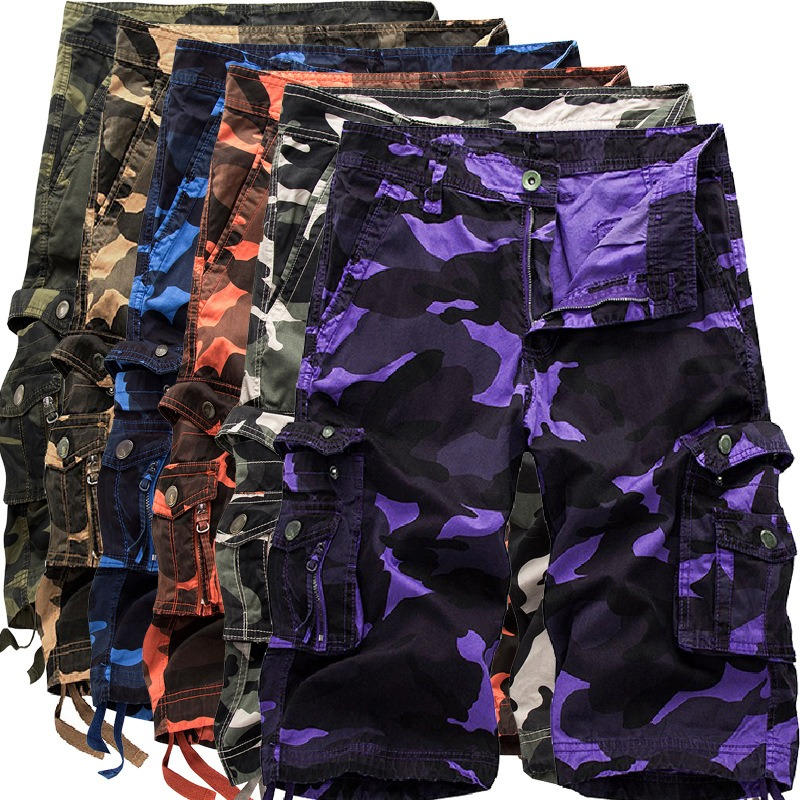 Outdoor Camo Cargo Shorts