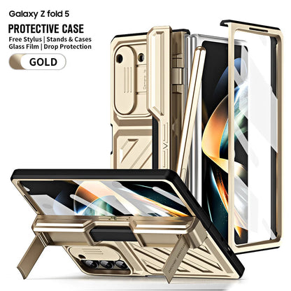 Suitable For Samsung Z Fold 4/Z Fold 5 Folding Hinge All-Inclusive Drop-Proof Case